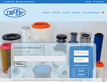 Tablet Screenshot of ersapartsfilter.com